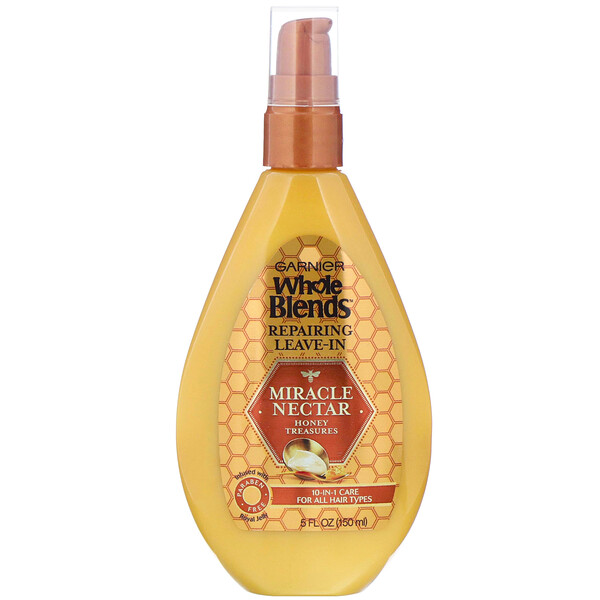 Whole Blends, Honey Treasures Miracle Nectar Repairing Leave-In, 5 fl oz (150 ml)