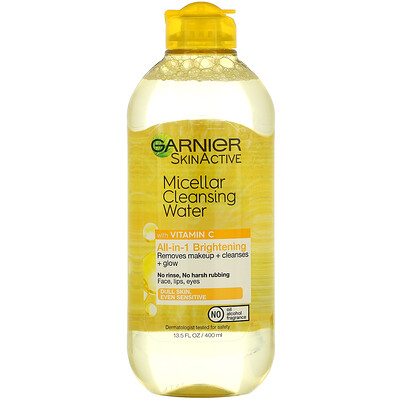 Garnier SkinActive, Micellar Cleansing Water with Vitamin C, 13.5 fl oz (400 ml)