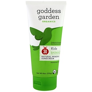 Goddess Garden, Organics, Kids, Natural Sunscreen, SPF 30, 6 oz (170 g)