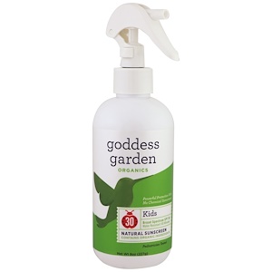 Годдэс Гарден, Organics, Kids Natural Sunscreen, SPF 30, 8 oz (236 ml) отзывы покупателей