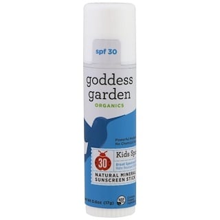 Goddess Garden, Organics, Natural Mineral Sunscreen Stick, Kids Sport, SPF 30, 0.6 oz (17 g)