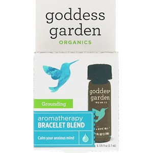 Отзывы о Годдэс Гарден, Organics, Grounding, Aromatherapy Bracelet Blend, 0.125 fl oz (3.7 ml)