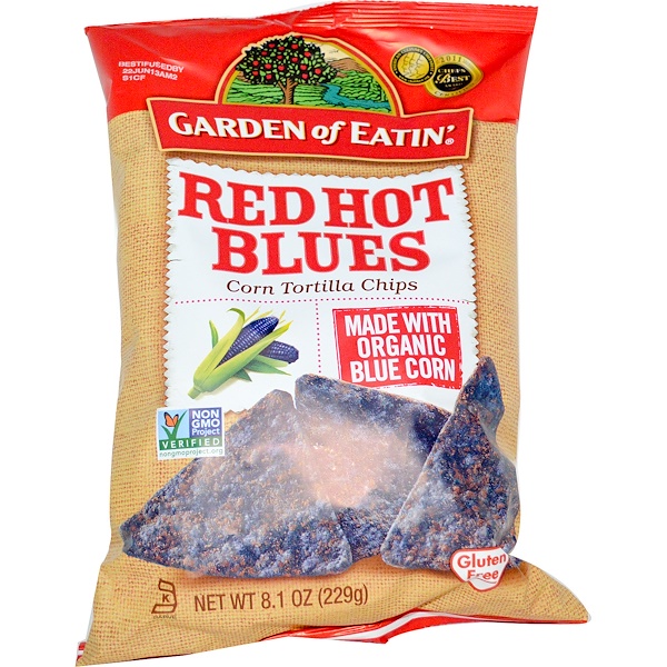 Garden of Eatin', Кукурузные чипсы, Red Hot Blues, 8.1 унции (229 г)