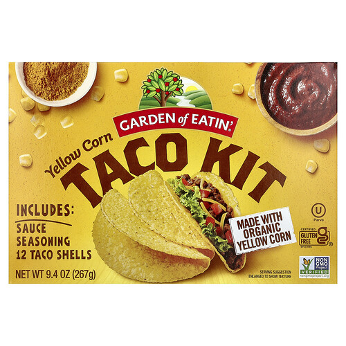 Garden of Eatin', Yellow Corn Taco Kit, 267 g (9,4 oz.)