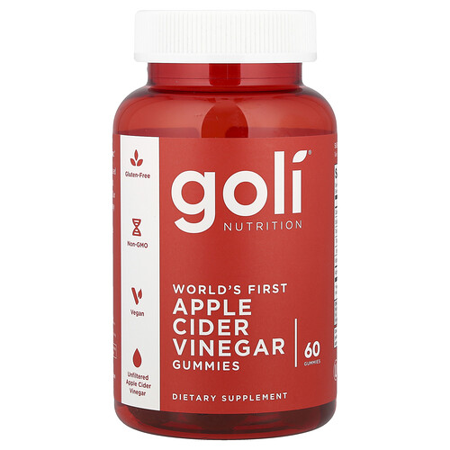 Goli Nutrition , Gommes Au Vinaigre De Cidre De Pomme, 60 Gommes