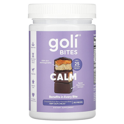 

Goli Nutrition Calm Bites шоколад с ягодами асаи 30 шт.