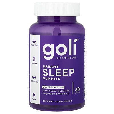 Goli Nutrition, Gomitas para dormir de ensueño, 60 gomitas