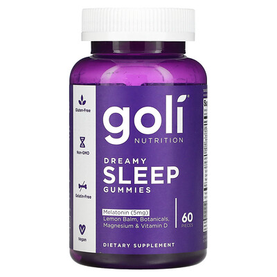 

Goli Nutrition Dreamy Sleep Gummies 60 Pieces