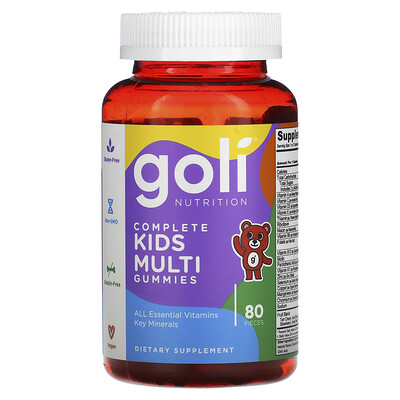 

Goli Nutrition Complete Kids Multi, 80 Pieces