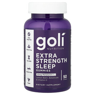 Goli Nutrition, Sleep Gummies, 50 Gummies