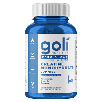 Product Image for Goli Nutrition, Creatine Monohydrate Gummies, 60 Gummies