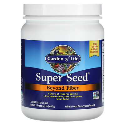 

Garden of Life Super Seed Beyond Fiber 1 lb 5 oz (600 g)