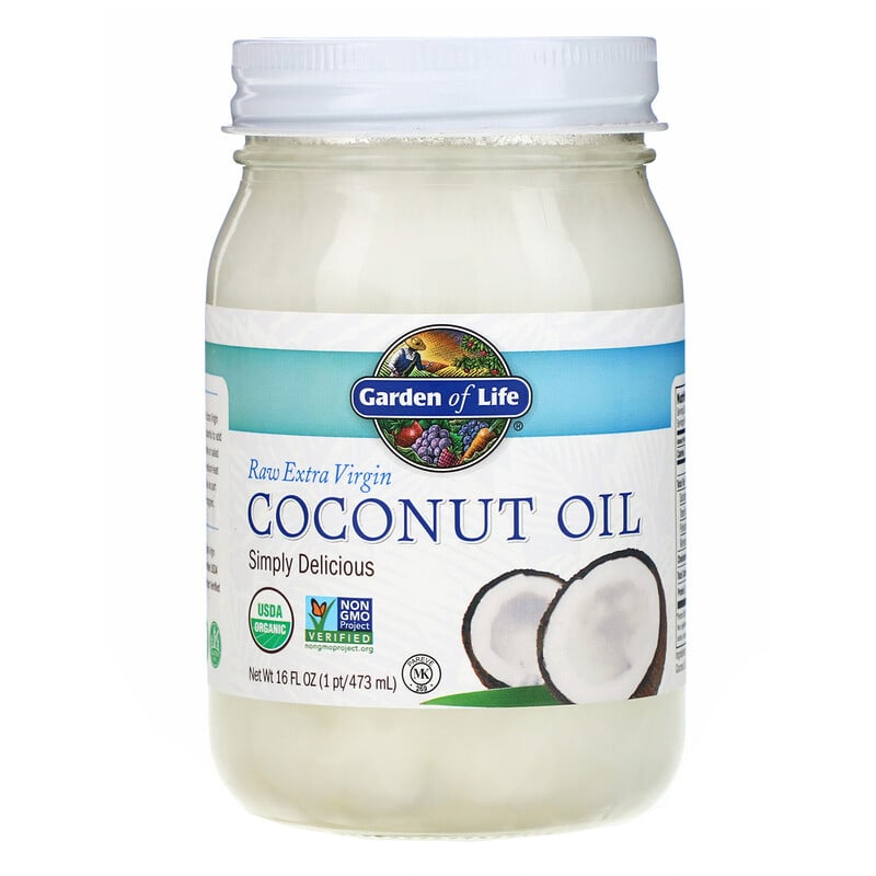 Garden of Life, Raw Extra Virgin Coconut Oil, 16 fl oz (473 ml) - iHerb