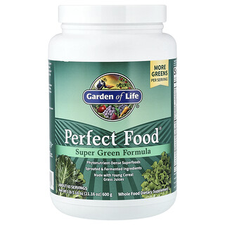 Garden of Life, Perfect Food®, Fórmula Super Green, 600 g (21,16 oz)