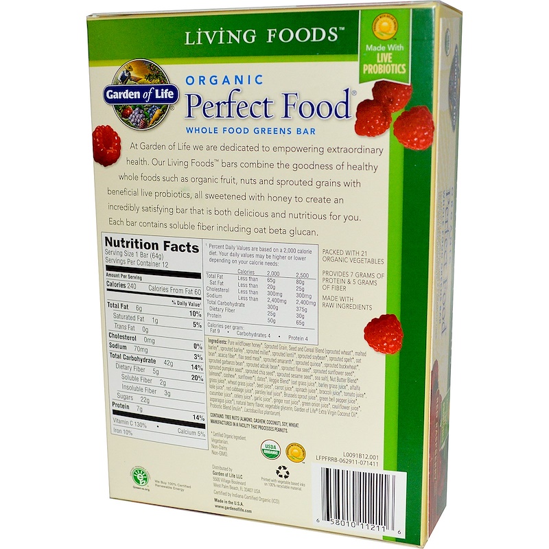 organic perfect bar