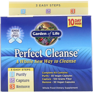 Отзывы о Гарден оф Лайф, Perfect Cleanse, 3 Easy Steps Kit