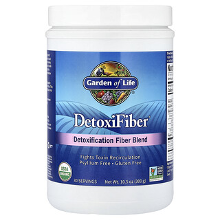 Garden of Life, DetoxiFiber®, Detoxification Fiber Blend, 10.5 oz (300 g)