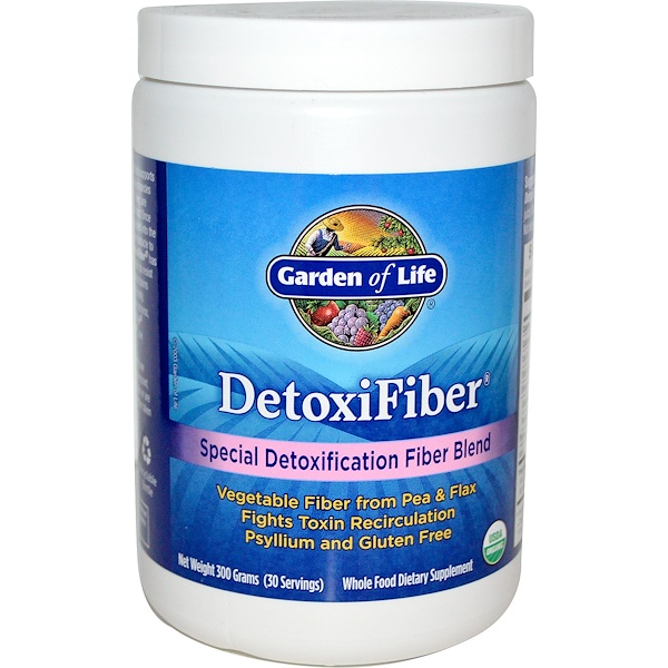 Garden of Life, DetoxiFiber, Special Detoxification Fiber Blend, 300 g