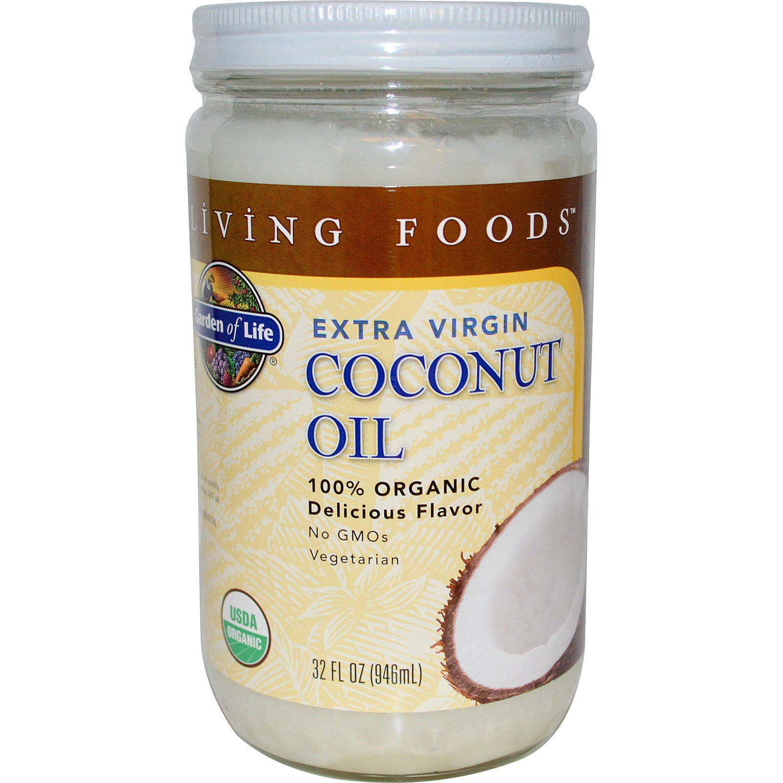 Garden of Life, Extra Virgin Coconut Oil, 32 fl oz (946ml) - iHerb