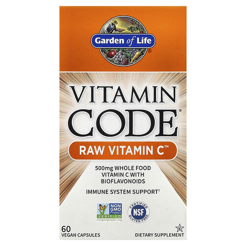 Garden Of Life Vitamin Code®, RAW Vitamin C™, 60 Vegan Capsules