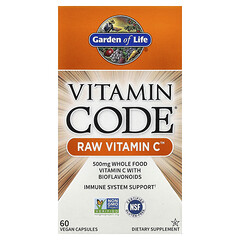 Vitamin Code®, RAW Vitamin C™, 60 веганських капсул
