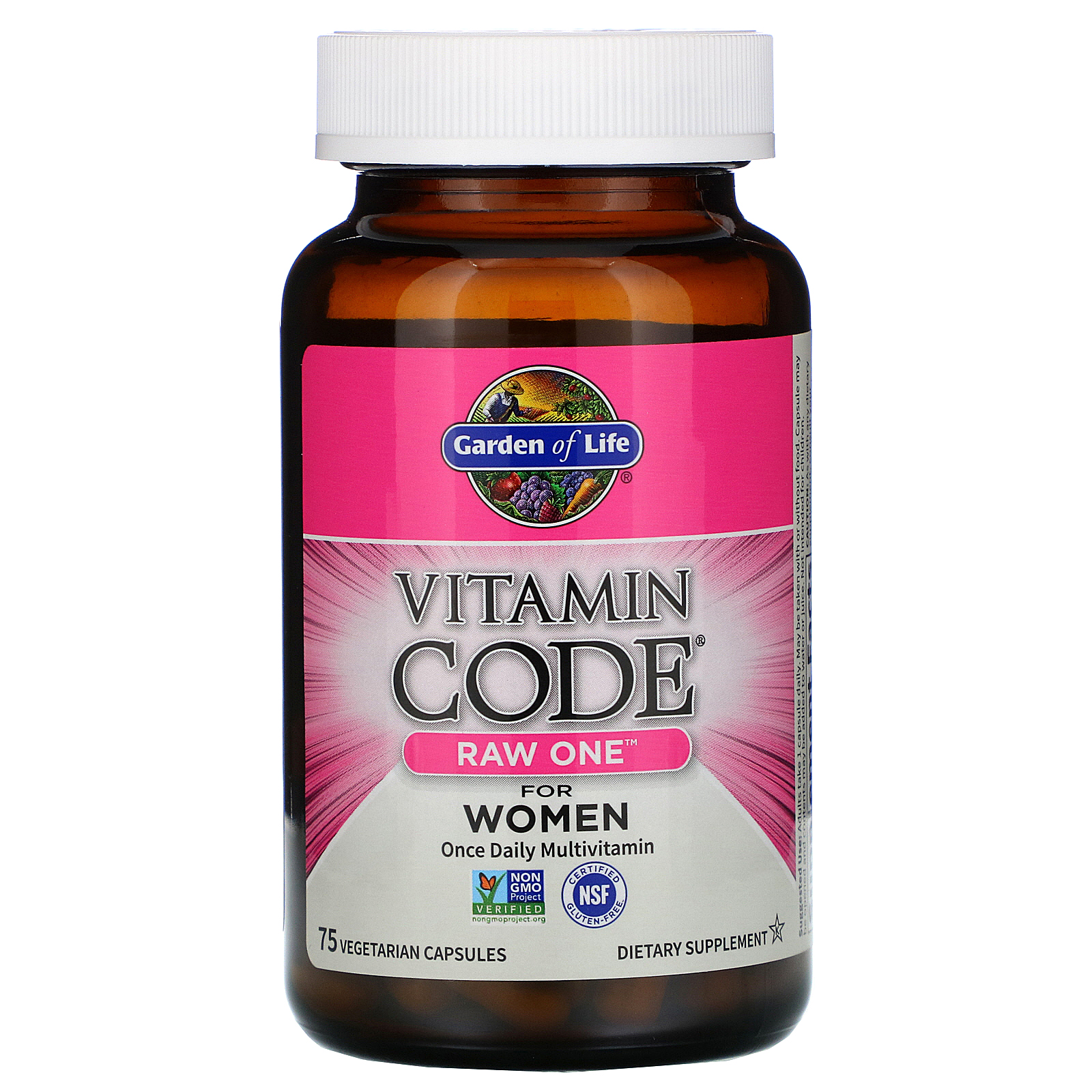 Garden of Life, Vitamin Code, RAW One, Once Daily Multivitamin for ...