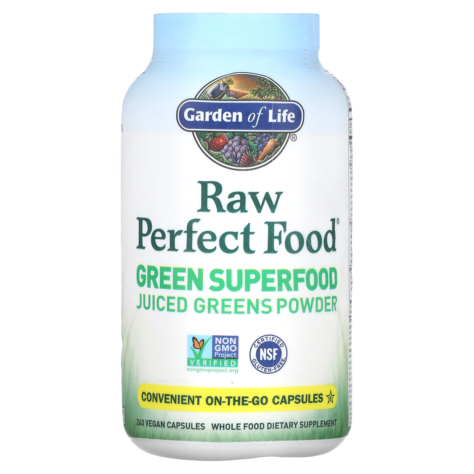 Garden of Life, RAW Perfect Food, Green Superfood, Juiced Greens Powder
