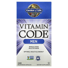Vitamin Code, мультивітаміни з цільних продуктів для чоловіків, 240 вегетаріанських капсул
