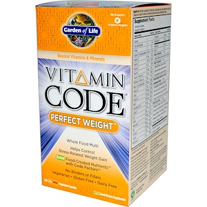 Garden of Life, Vitamin Code, идеальный вес, 240 растительных капсул UltraZorbe