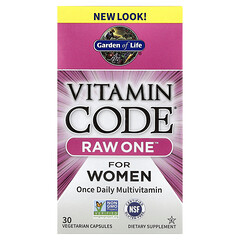 Vitamin Code®, Raw One™ для жінок, 30 вегетаріанських капсул