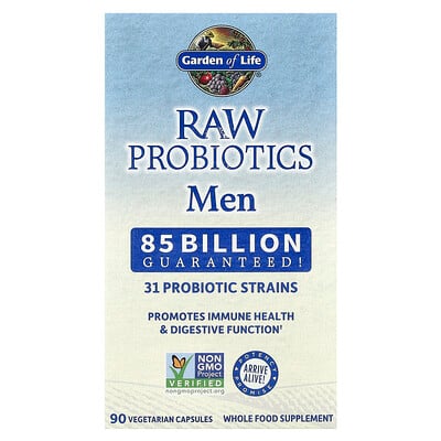 Product Image for Garden of Life, RAW Probiotics, Men, 90 Vegetarian Capsules