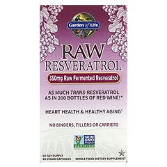 Garden of Life, RAW Resveratrol, 350 mg, 60 Vegan Capsules