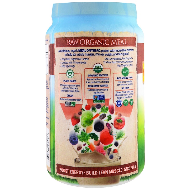 Garden of Life, RAW Meal, Organic Shake and Meal Replacement, Vanilla