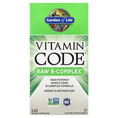 Vitamin Code, Raw B-Complex, 120 веганських капсул