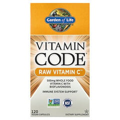 Vitamin Code, необроблений вітамін C, 250 мг, 120 вегетаріанських капсул