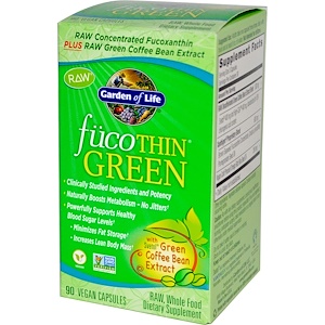 Купить Garden of Life, Зеленый FucoThin 90 овощных капсул  на IHerb