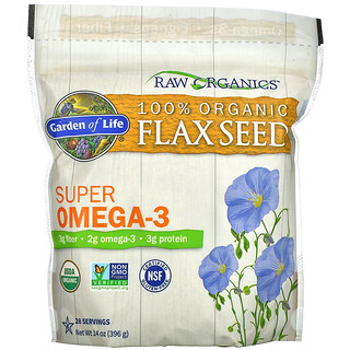 Garden of Life, 100% Organic Flax Seed, 14 oz (396 g)