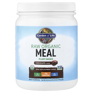 Garden of Life, Shake Substituto de Refeições RAW Organic, Chocolate, 539 g (19,01 oz)