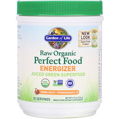 Garden of Life, RAW Organic Perfect Food Energizer，巴拉圭茶 - 石榴，9.73 盎司（276 克）