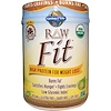 Garden of Life, オーガニック、RAW Fit、減量用の高タンパク質、チョコレートカカオ、1 lb (450 g)