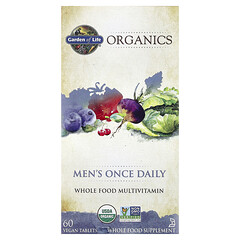 Organics, для чоловіків 1 раз на день, 60 веганських таблеток