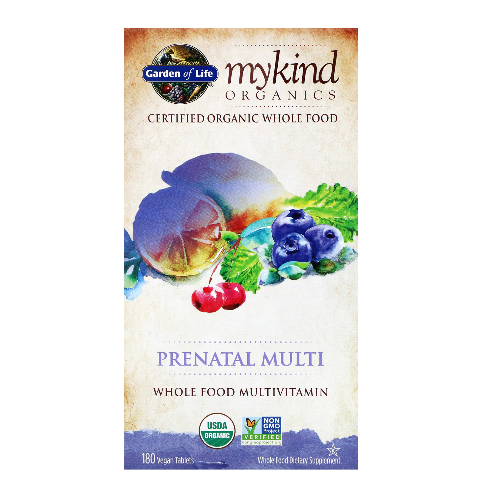 Garden Of Life Mykind Organics Prenatal Multi 180 Vegan Tablets