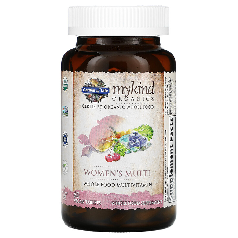 Garden Of Life Mykind Organics Women S Multi 60 Vegan Tablets Iherb