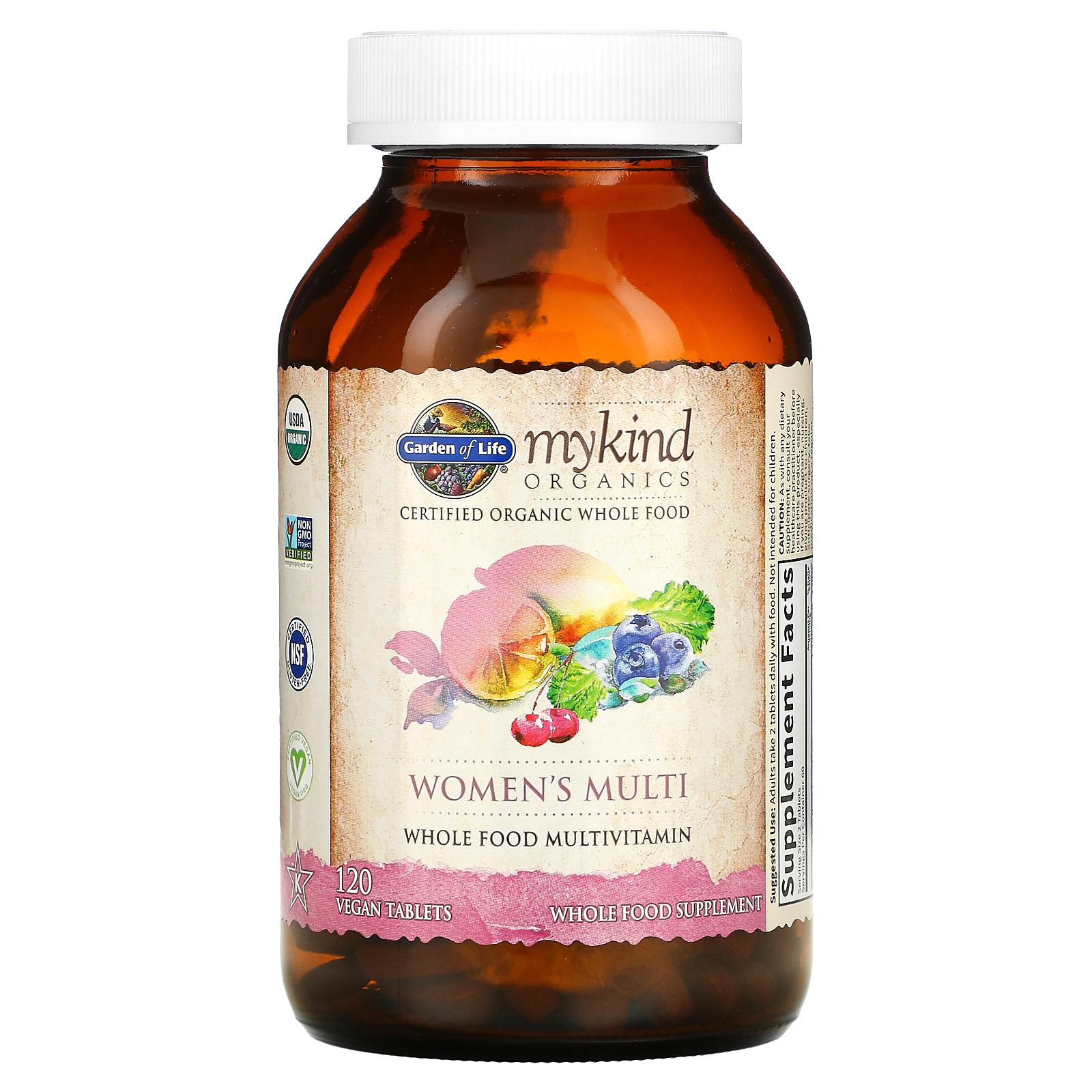 Garden Of Life Mykind Organics Women S Multi 120 Vegan Tablets