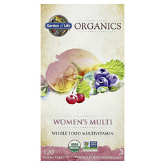Organics, мультивітаміни для жінок, 120 веганських таблеток