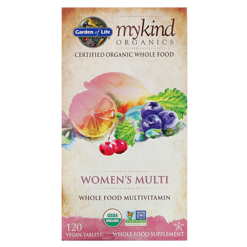 Garden Of Life Mykind Organics Women S Multi 120 Vegan Tablets Iherb