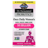 Garden of Life, Formulated Probiotics, Once Daily Women's, 50 Billion, 30 Vegetarian Capsules