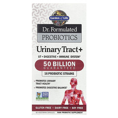Інфрачервоний пробіотики, Urinary Tract+, 50 млрд добавок, 60 вегетаріанських капсул