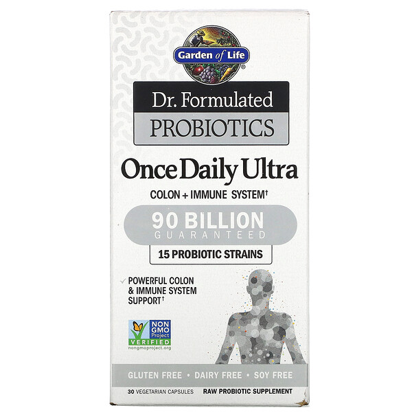 Garden of Life, Dr. Formulated Probiotics, Once Daily Ultra, 90 Billion