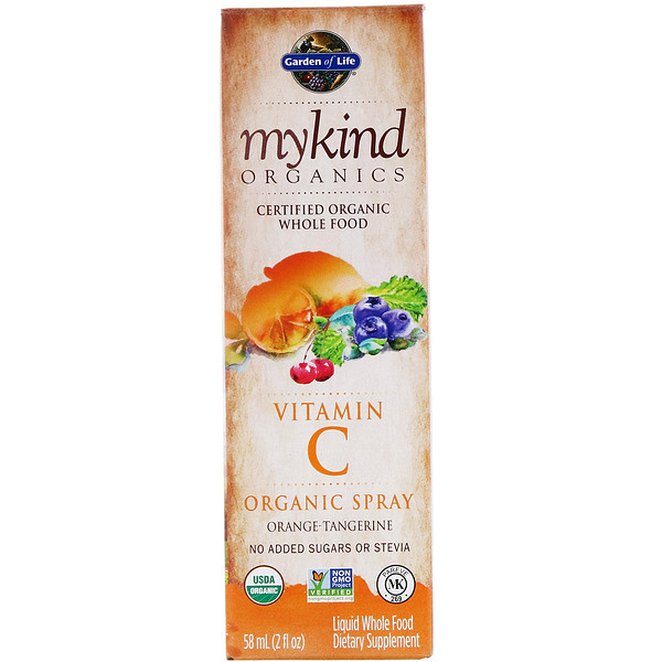 Garden of Life, mykind Organics, Π²ΠΈΡΠ°ΠΌΠΈΠ½ C, ΠΎΡΠ³Π°Π½ΠΈΡΠ΅ΡΠΊΠΈΠΉ ΡΠΏΡΠ΅ΠΉ, Π°ΠΏΠ΅Π»ΡΡΠΈΠ½-ΠΌΠ°Π½Π΄Π°ΡΠΈΠ½, 2 ΠΆΠΈΠ΄ΠΊΠΈΡ
ΡΠ½ΡΠΈΠΉ (58 ΠΌΠ»)